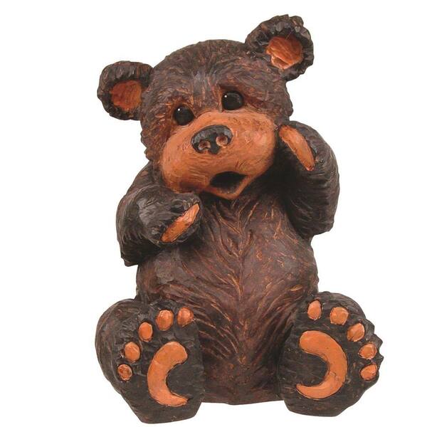Call of The Wild 16-1/2 in. Sitting Bear Home and Garden Statue