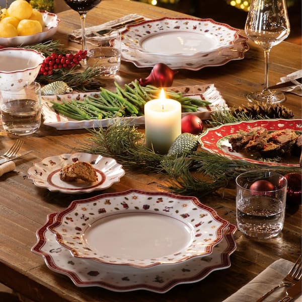 Toy's Delight 11.5 in. White Dinner Plate