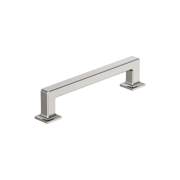 Amerock Lintel 5-1/16 in. (128 mm) Center-to-Center Polished Nickel Bar Cabinet Pull