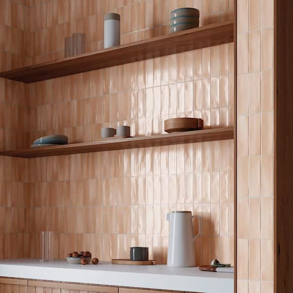 Spanish Allure Porcelain 12 in. x 24 in. x 9mm Wall Tile Pallet - Rose (25 PCS, 53.8 sq. ft.)