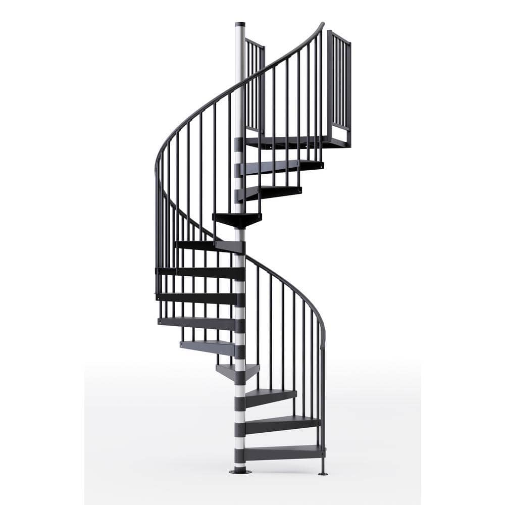 Reroute Prime Interior 60in Diameter, Fits Height 136in - 152in, 2 36in Tall Platform Rails Spiral Staircase Kit price history on PriceWatchPro