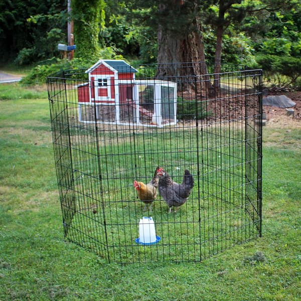48 in. High Heavy Duty Exercise Pen with Stakes