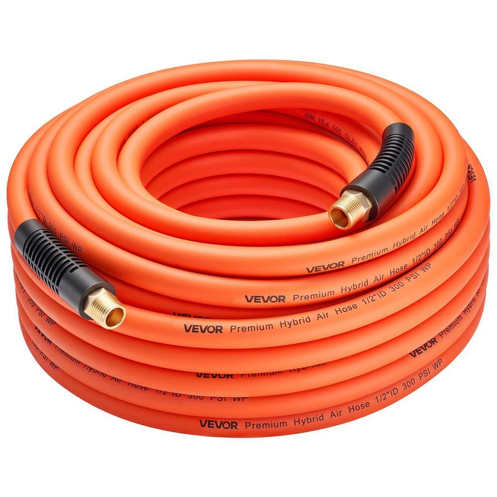 Air Hose, 1/2in. x 100ft. Hybrid Air Hose, Lightweight, Kink Resistant, Pneumatic Hoses 1/2 in. Solid Brass Male Fitting price history on PriceWatchPro