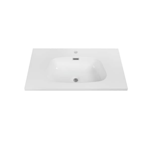 Streamline 31.5 in. Solid Surface Resin K-2116-32 Vanity Top