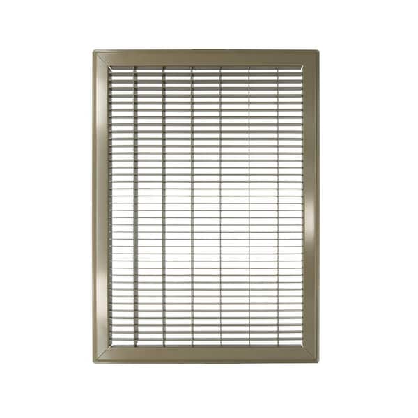 Venti Air 14 in. Wide x 20 in High Rectangular Floor Return Air Grille of Steel for Duct Opening 14 in. W x 20 in H
