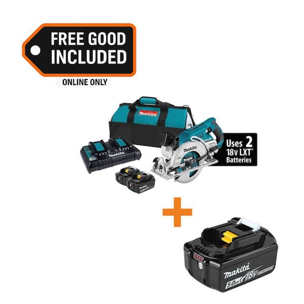 18V X2 LXT 5. 0Ah Lithium-Ion (36V) Brushless Rear Handle 7-1/4 in. Circular Saw Kit with 18V LXT Battery Pack 5. 0Ah