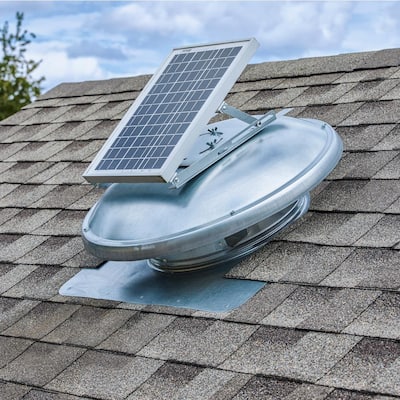 Solar Powered - Attic Fans - Roofing & Attic Ventilation - The Home Depot