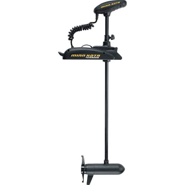 MINN KOTA Terrova Freshwater Bow Mount Electric Steer Without Foot Pedal,  55 lbs. Thrust, 12V, 54 in. Shaft 1358805 - The Home Depot