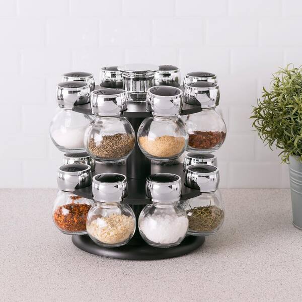 countertop revolving spice rack