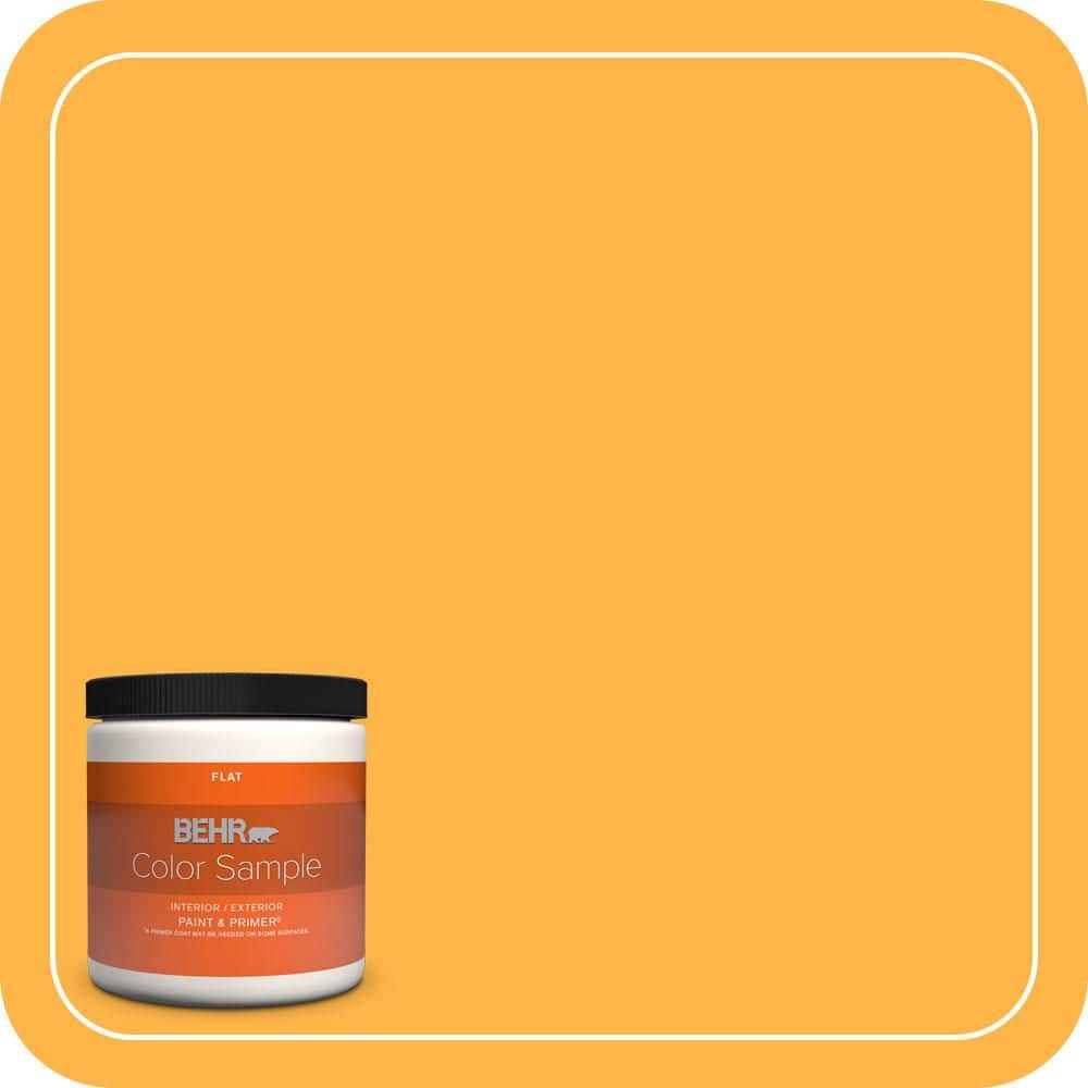 8 oz. #300B-6 Glorious Gold Flat Interior/Exterior Paint & Primer Color Sample price history on PriceWatchPro