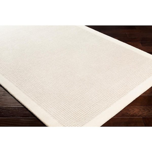 Averi Cream Border 10 ft. x 14 ft.Indoor Area Rug