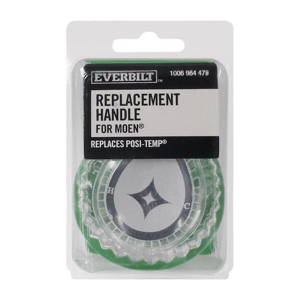 Replacement Shower Faucet Handle in Acrylic for Moen Posi-Temp