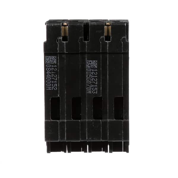 CQT CQ 4+ ×2 CQC+×2 Siemens (2) 15 Amp Double-Pole Type QT Quad Circuit Breaker