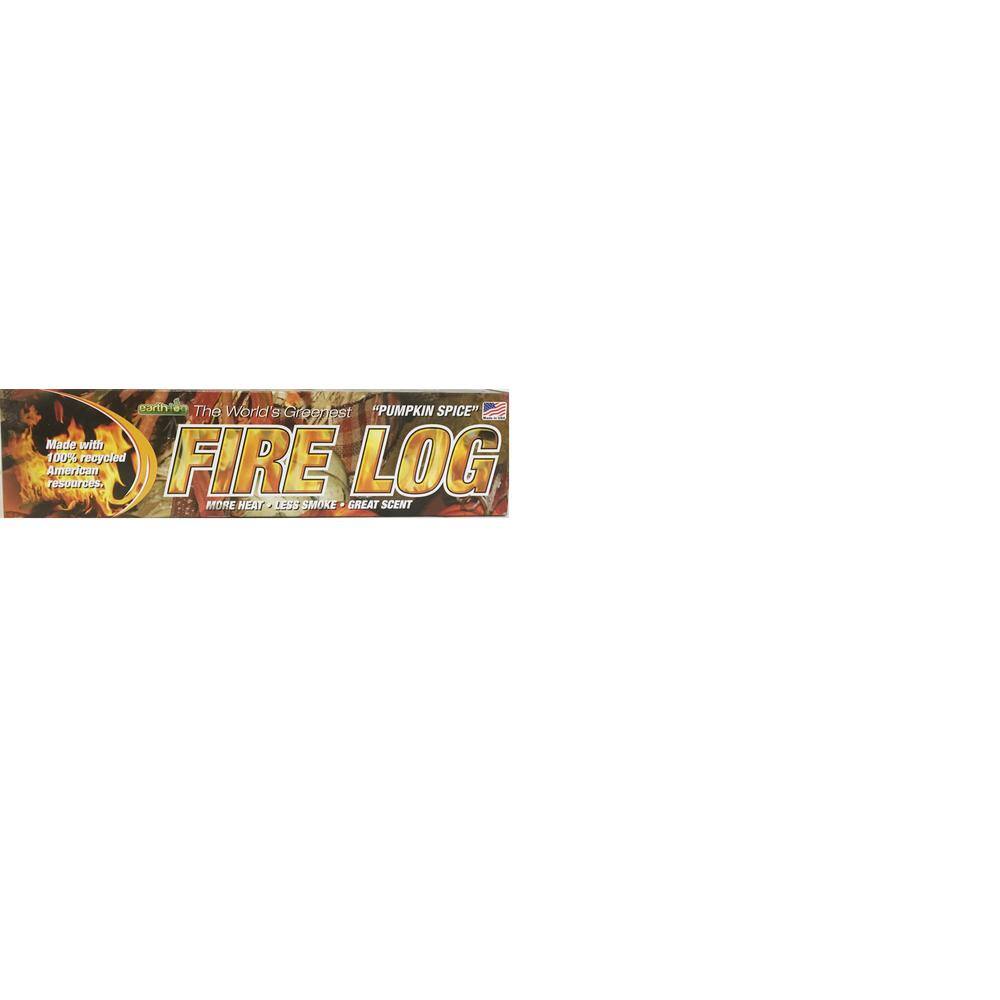 Earthlog Pumpkin Spice Fire Log PS-1000 - The Home Depot