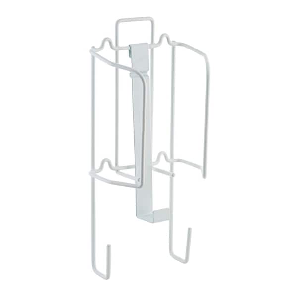 White Over Door Iron and Ironing Board Holder White Color