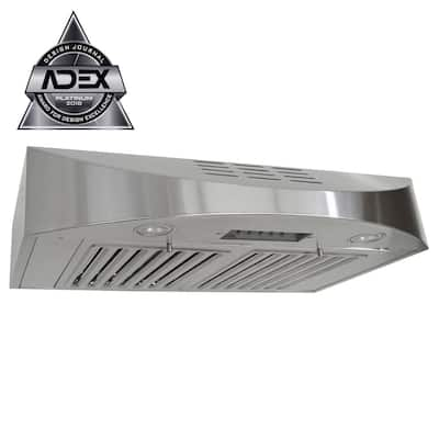 Proline Range Hoods 30 in. 600 CFM Under Cabinet Range Hood with