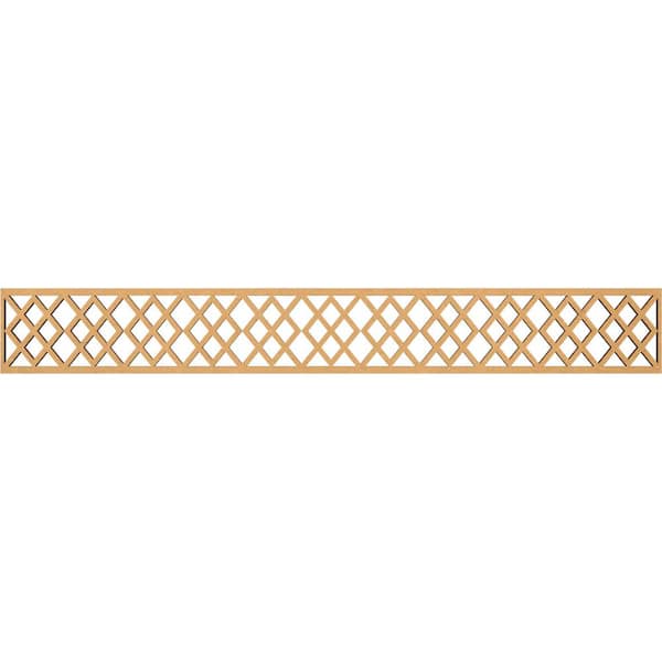 Ekena Millwork Hadley Fretwork 0.375 in. D x 46.5 in. W x 6 in. L MDF Wood Panel Moulding