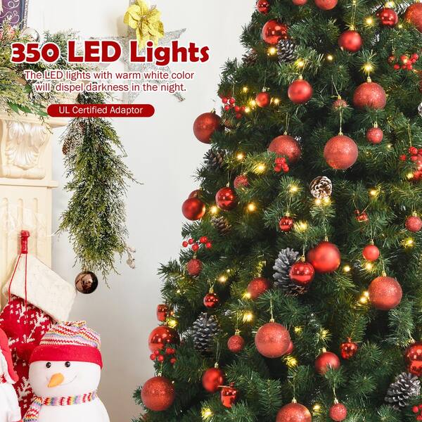 Anycosy Red Berries Christmas Tree, 7FT 206 LED Fairy Lights Tree, Art –  RJP Unlimited