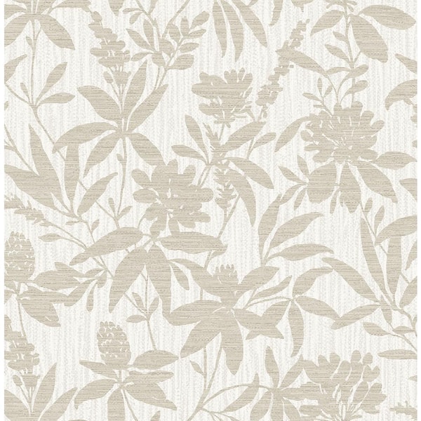 Advantage Riemann Beige Floral Vinyl Wallpaper Roll 4025-82537 - The ...