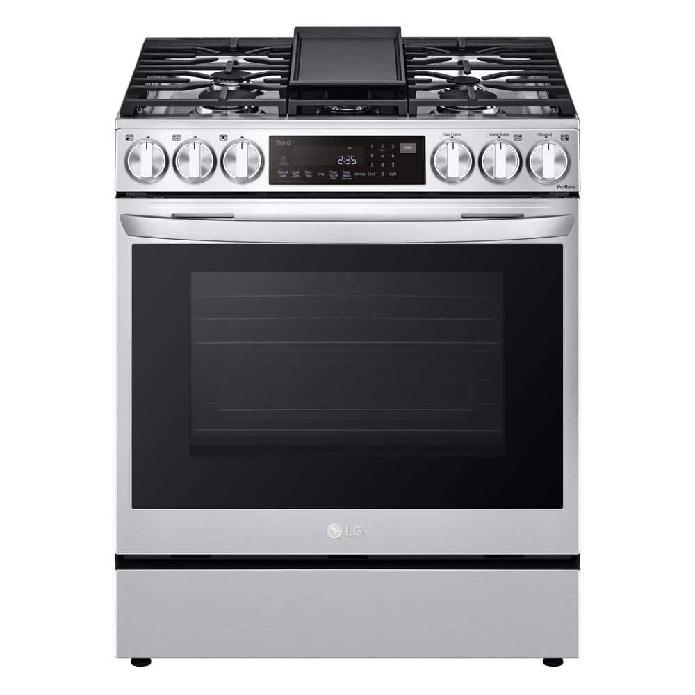 LG 30" Stainless Steel Gas Range with Convection and Air Fry