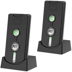 Intercoms Wireless for Home Portable 2-Way Wireless Voice Intercom Doorbell with 1/2 Mile Range 3 Volume