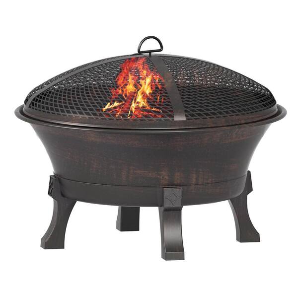 Del Oro Cast Iron Fire Pit Ft 1107c, Home Depot Fire Pits Wood