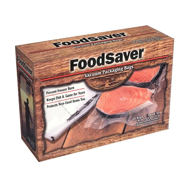 FoodSaver GameSaver Bags Quart (44Pack) FSGSBF0226P00 The Home Depot