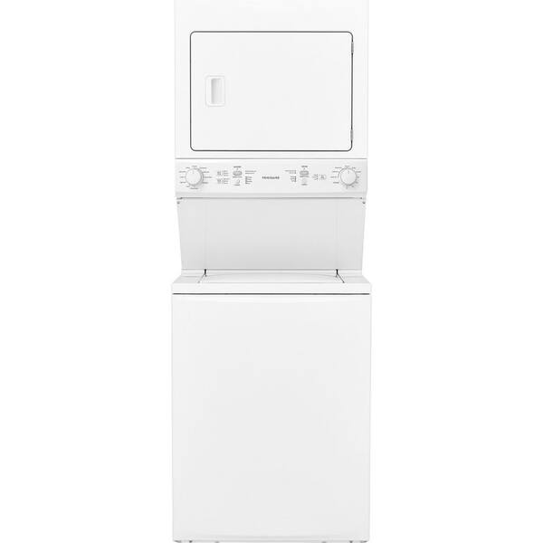Frigidaire White Laundry Center with 3.9 cu. ft. Washer and 5.5 cu. ft. Electric Dryer