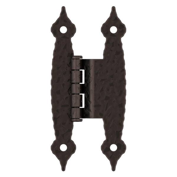 thumbnail image 2 of Self Closing Matte Black Cabinet Hinges 2-1/8 Inch Overlay 10 Pair Self- Closing Matte Black Cabinet Hinges - 2-1/8" Overlay Door Hinges With Bumpers Inch Center Drawer Pulls 2 of 11
