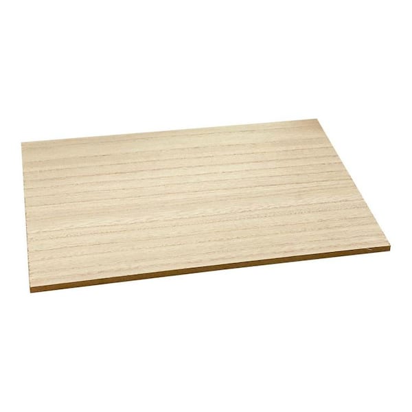 6-Pack MDF Wood Boards Thick Wooden Planks, Double Sided Veneered MDF Sheet in Brown