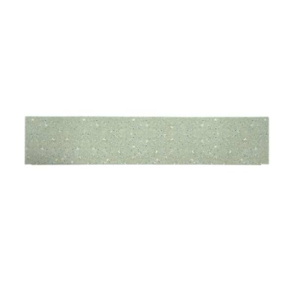 Swanstone 12 in. x 60 in. Solid Surface Barrier-Free Shower Floor Ramp in Seafoam-DISCONTINUED