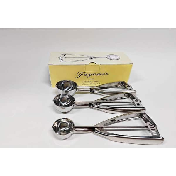 Lynzavix Cookie Scoop Set-Small/1 Tbsp, Medium/2 Tbsp, Large/3