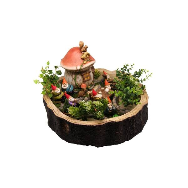 Alpine Gnome Fairy Garden Family Kit