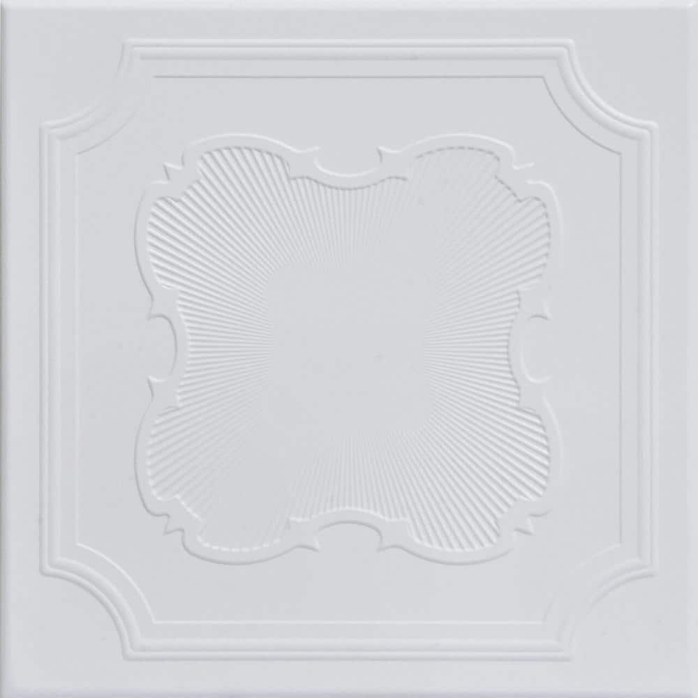 A La Maison Ceilings Coronado Ultra-Pure White 1.6 ft. x 1.6 ft ...