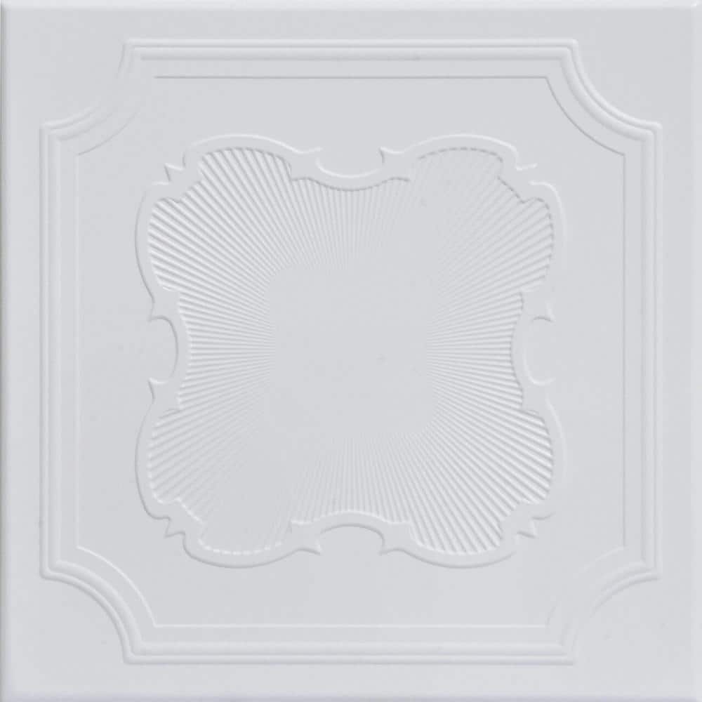 Ultra Pure White Textured Polystyrene Ceiling Tile Pack