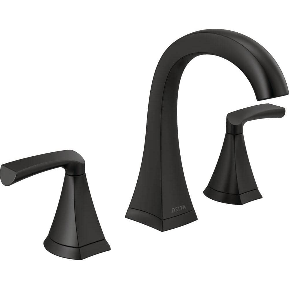 Delta Pierce 8 in. Widespread 2-Handle Bathroom Faucet in Matte