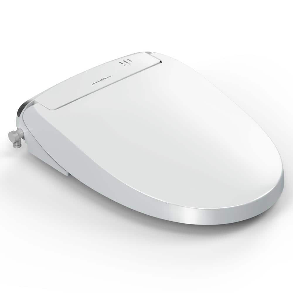 Advanced Clean White Elongated Electric Bidet Seat with Heated Feature