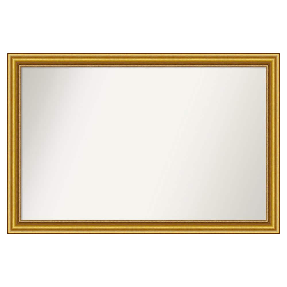 Townhouse Gold 41.75 in. x 27.75 in. Custom Non-Beveled Wood Framed Batthroom Vanity Wall Mirror price history on PriceWatchPro