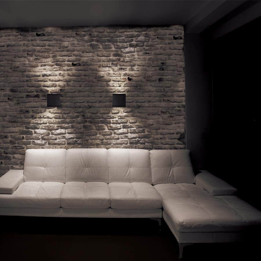 Rubix 5" Black Aluminum LED Outdoor Wall Sconce