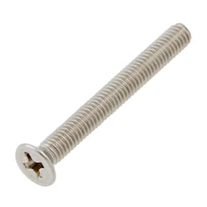 M4-0.7x35mm Stainless Steel Flat Head Phillips Drive Machine Screw 2-Pieces