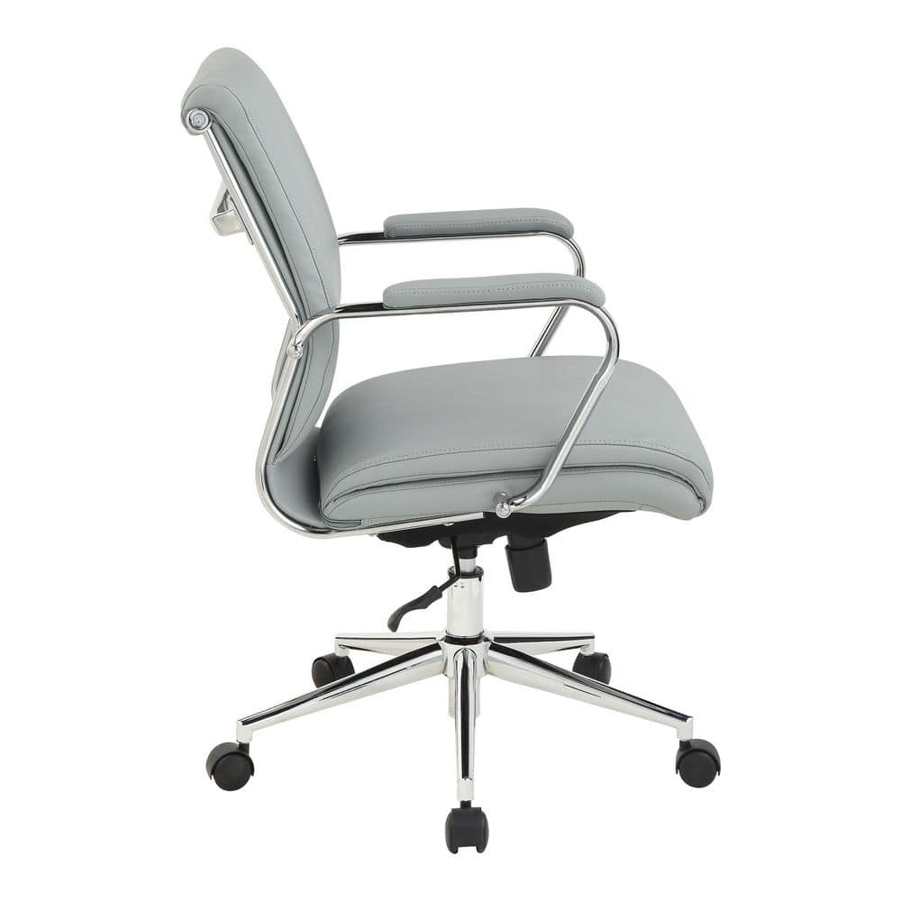 Dillon High Back Executive Swivel Chair in Black Fabric and Metal