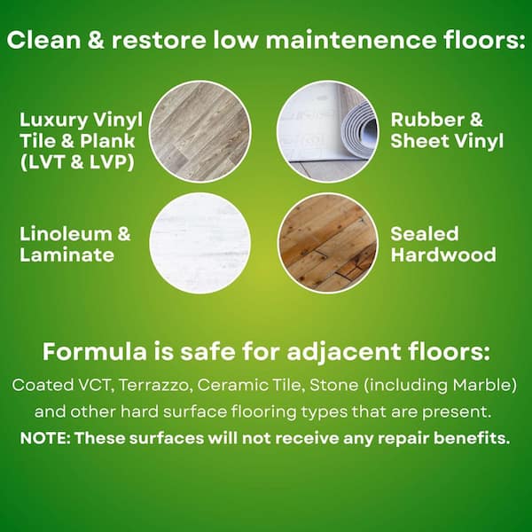 ECOLAB - 32 oz. Luxury Vinyl Scratch Repair and Cleaner Concentrate