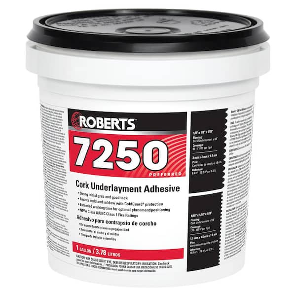 ROBERTS 1-gal. Pail of Pro Grade Cork Underlayment Adhesive