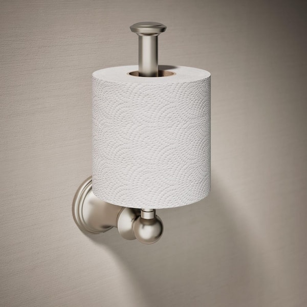 Capilano Toilet Paper Holder in Vibrant Brushed Nickel
