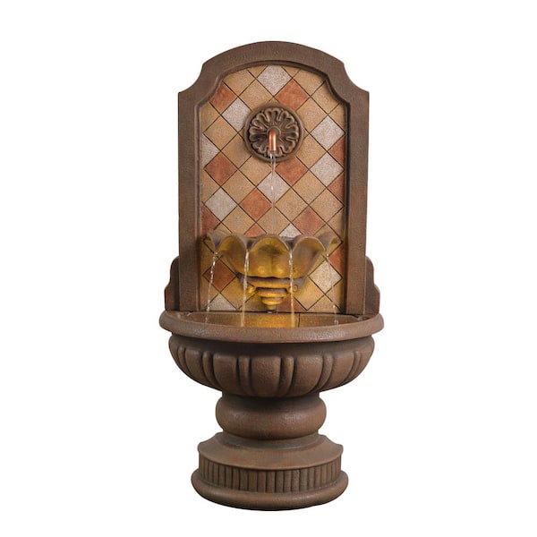 Kenroy Home Armando 42 in. Travertine Floor Fountain 51075TV - The Home ...