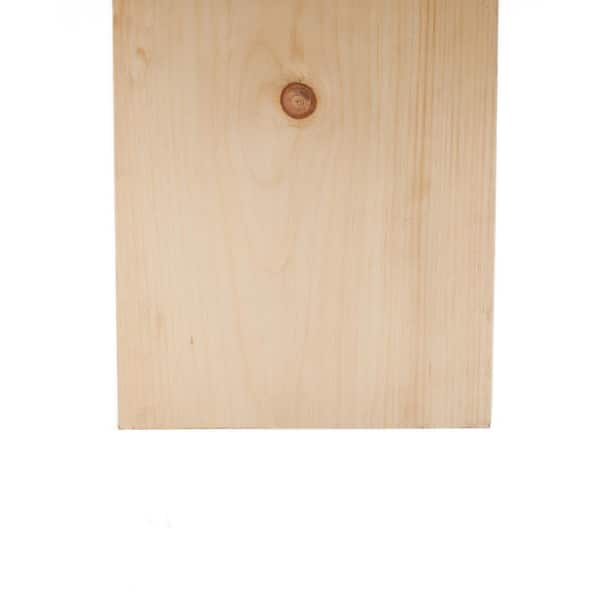 RELIABILT 3/4-in x 24-in x 3-ft Unfinished Pine Board at