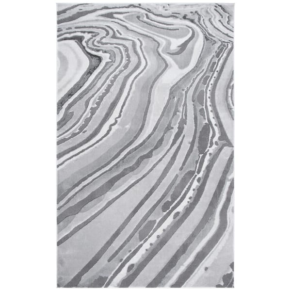 SAFAVIEH Craft Light Gray/Gray 7 ft. x 9 ft. Abstract Area Rug