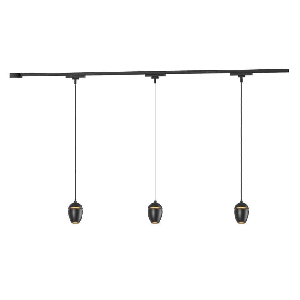 Eloa 3 Light Black dimmable 4000K LED Trilo Track Ceiling Kit price history on PriceWatchPro