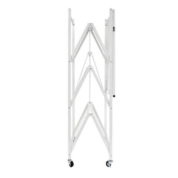 Origami Large Steel Closet - White