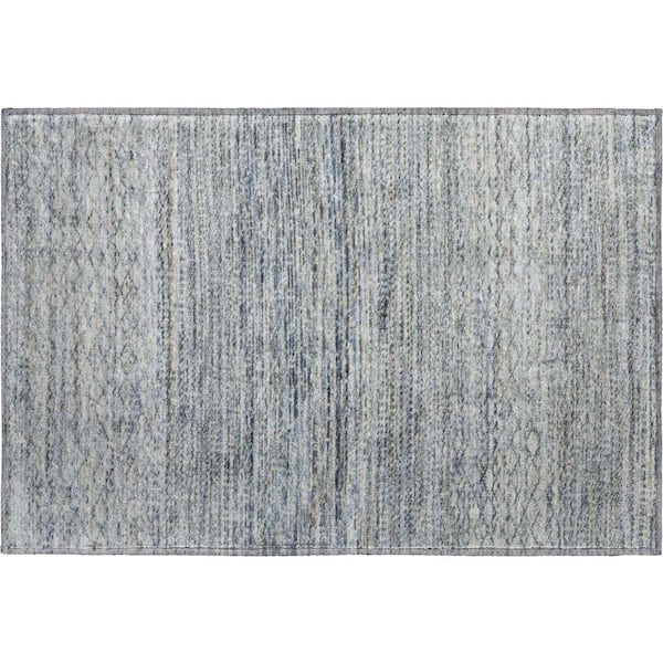 Mayfield Premium Machine Washable Abstract AMF2150 Linen 2 ft. x 3 ft. Accent Rug